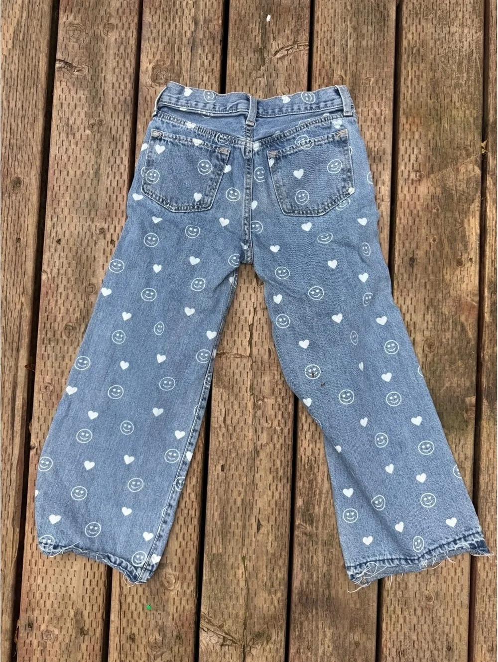 Old Navy Girls' Size 12 Baggy Smiley Face with adjustable waist